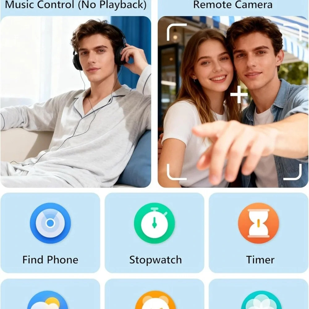 Smartwatch with two Bands NWT - Picture 7 of 8